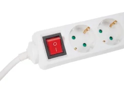 Perel EB3S-3-G 3-voudige stekkerdoos met schakelaar - 3 meter