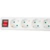 Perel EB4S-3-G 4-voudige stekkerdoos met schakelaar - 3 meter