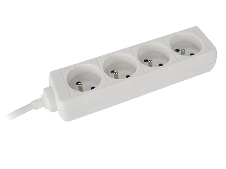 Perel EB4WN-5 4-voudige stekkerdoos - 5 meter