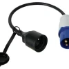 Perel ECEEA2 CEE type E verloopkabel - 40 cm