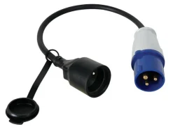 Perel ECEEA2 CEE type E verloopkabel - 40 cm