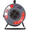 Perel ECR50N-G 4-voudige kabelhaspel - 50 meter