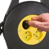 Perel ECR10 4-voudige kabelhaspel - 10 meter