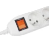 Perel EWS6W 6-voudige stekkerdoos met schakelaar - 1,5 meter