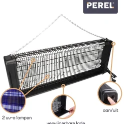 Perel GIK160N elektrische uv insectenlamp