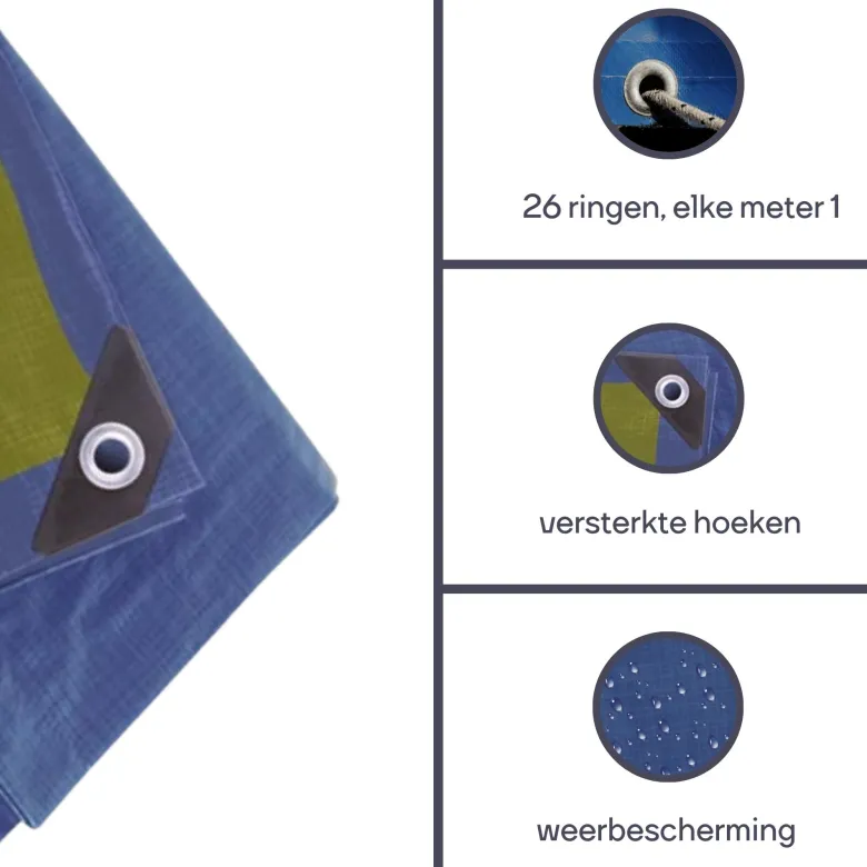 Perel 70 g/m2 grondzeil - 500 x 800 cm