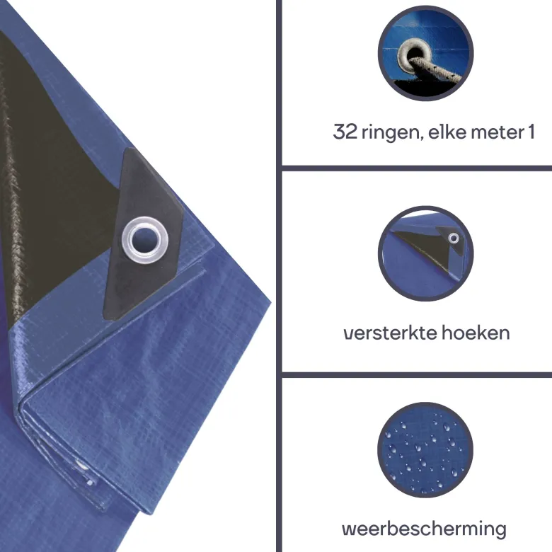 Perel 180 g/m2 grondzeil - 600 x 1000 cm