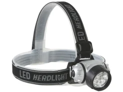 Perel 7-leds hoofdlamp - Grey