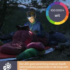 Perel 1-leds hoofdlamp - White