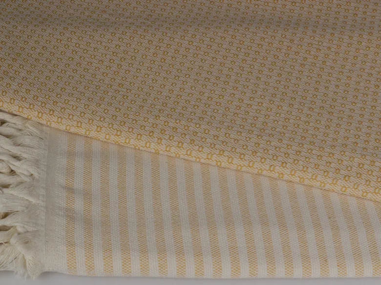 PHLOX 100 x 200 cm hamamdoek - geel