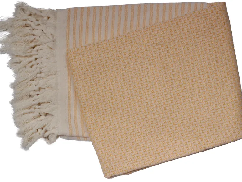 PHLOX 100 x 200 cm hamamdoek - geel
