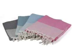 PHLOX 100 x 200 cm hamamdoek - honingraat fuchsia