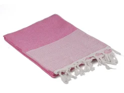 PHLOX 100 x 200 cm hamamdoek - honingraat fuchsia