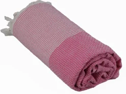 PHLOX 100 x 200 cm hamamdoek - honingraat fuchsia