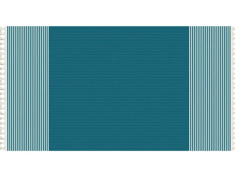 PHLOX 100 x 200 cm hamamdoek - honingraat denim
