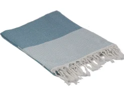 PHLOX 100 x 200 cm hamamdoek - honingraat denim