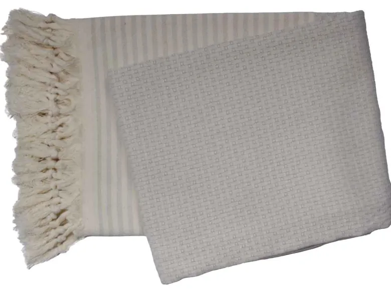 PHLOX 100 x 200 cm hamamdoek - licht grijs