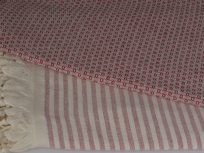 PHLOX 100 x 200 cm hamamdoek - rood