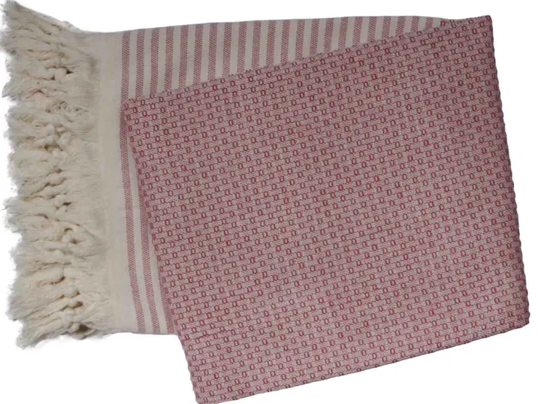 PHLOX 100 x 200 cm hamamdoek - rood