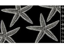 PHLOX 90 x 160 cm strandlaken - star black