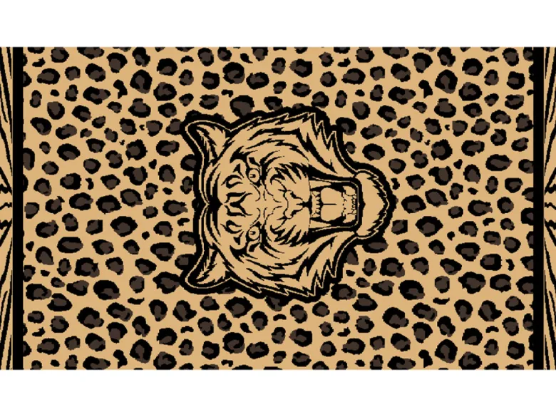 PHLOX 90 x 160 cm strandlaken - tiger