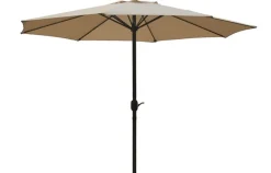 PimXL 300 cm luxe 8-ribs parasol - Ecru