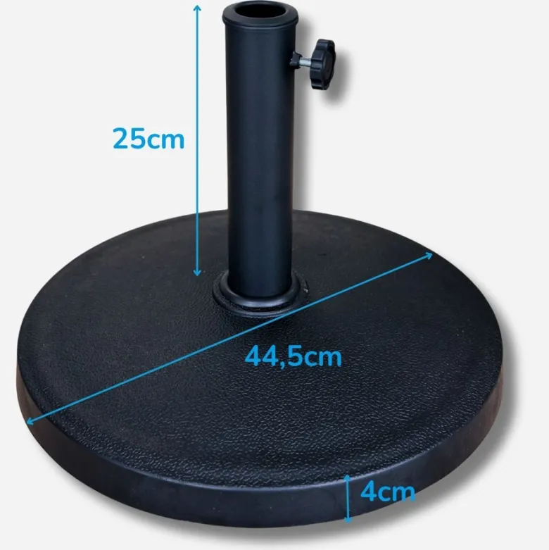Pimxl parasolvoet rond - ø 44,5 cm - 12kg