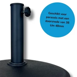 Pimxl parasolvoet rond - ø 44,5 cm - 12kg