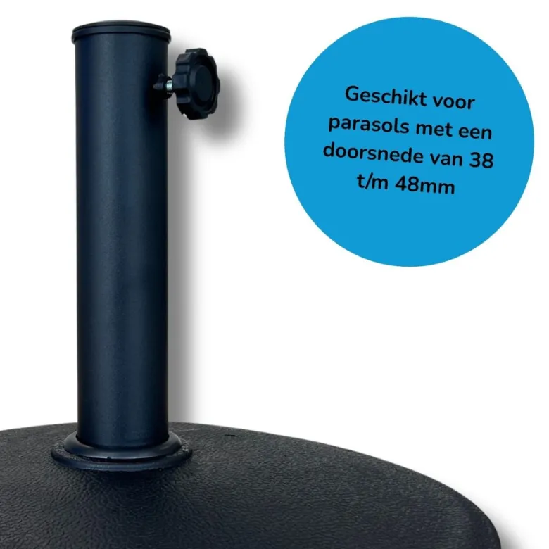Pimxl parasolvoet rond - ø 44,5 cm - 12kg