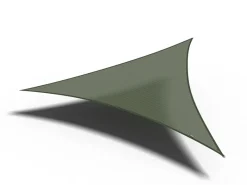 Platinum Coolfit 3,6m olive driehoek schaduwdoek