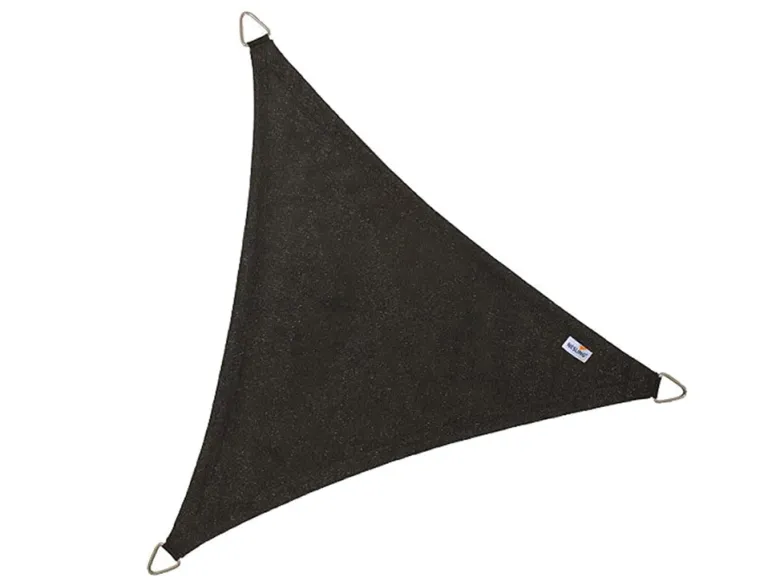 Platinum Coolfit 3,6m zwart driehoekig schaduwdoek