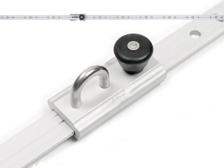 Platinum rail met oog