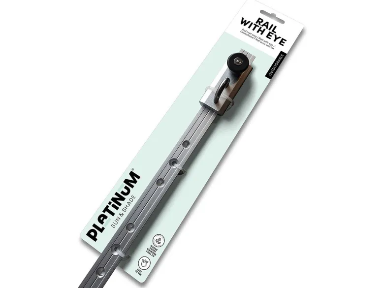 Platinum rail met oog