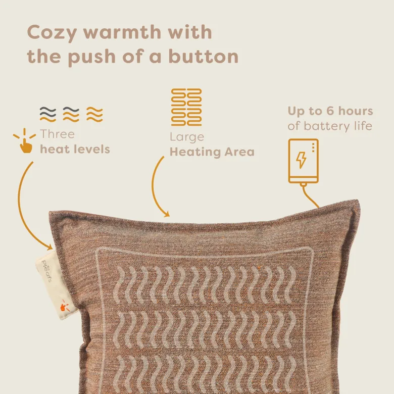 Pleafs Warmtekussen Boho 45x45cm - Spiced Cider