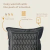 Pleafs Warmtekussen Plush 45x45cm - Onyx