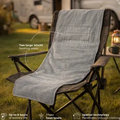 Pleafs 40 x 110 cm draadloze warmtedeken - Spanich Grey