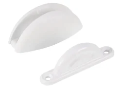 Plopp deurvanger - cremé/white