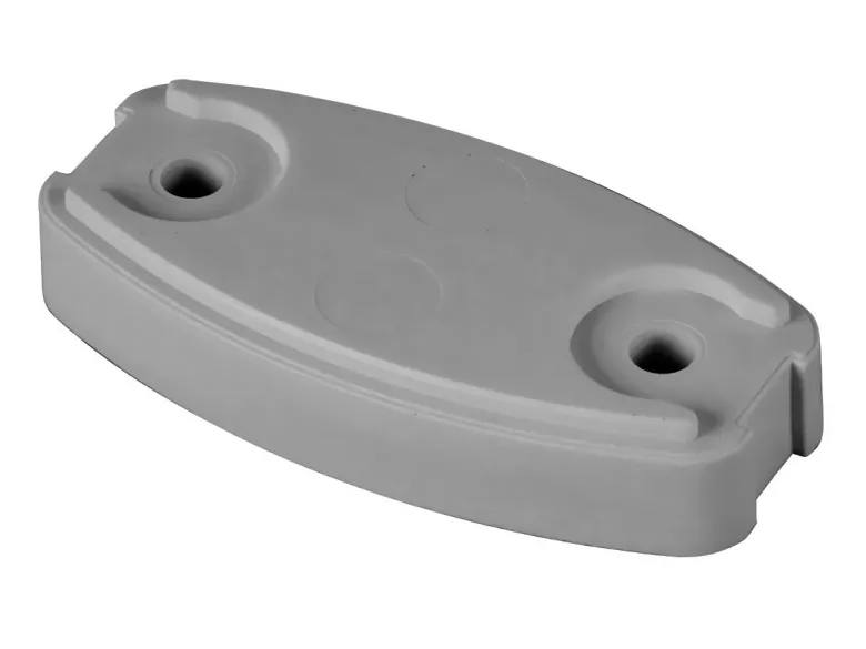 Plopp deurvanger onderlegplaat - grey