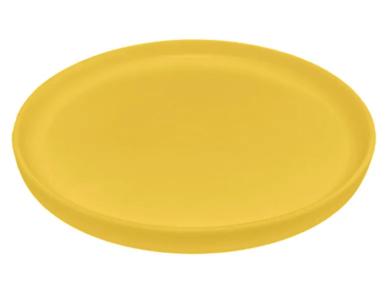 Point-Virgule Mimosa Yellow bord - Ø20 cm