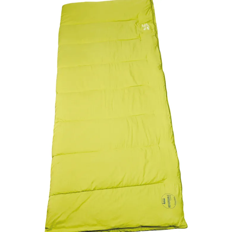Polydaun Beachhouse Reversibel slaapzak - Lime/Blue