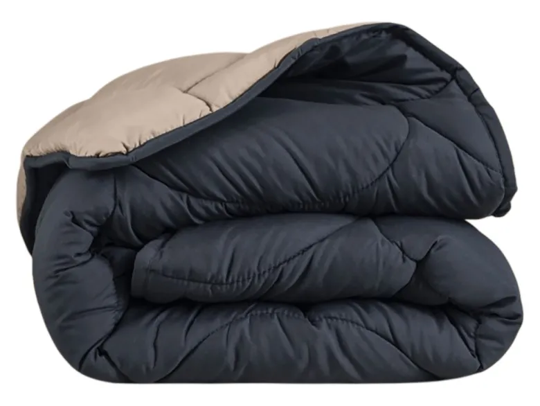 Polydaun Lazydaun 210 x 200 cm dekbed - Grey/Sand