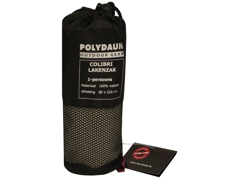Polydaun 1-persoons lakenzak