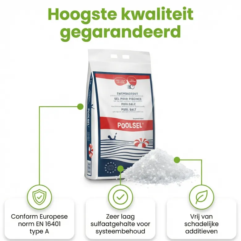 Poolsel zwembadzout - 15 kg