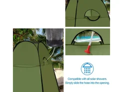 Pop-up 1-persoons douchetent - Green