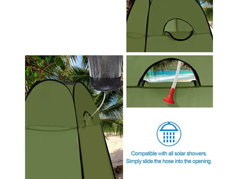 Pop-up 1-persoons douchetent - Green