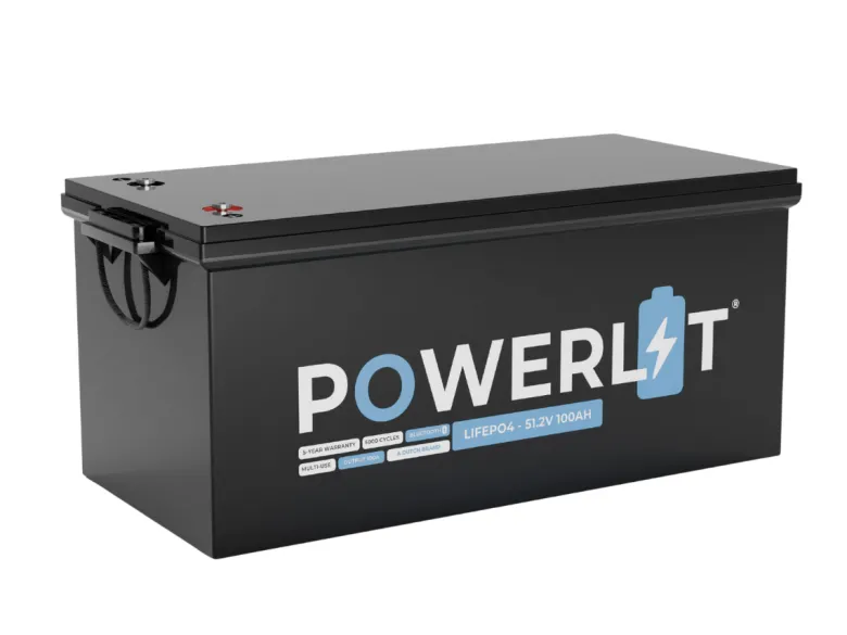 Powerlit PWL48100B 48V Bluetooth LiFePO4 accu - 100 Ah