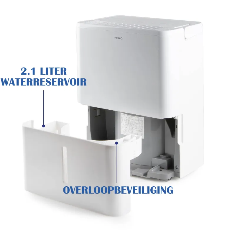 PRIMO PR578DH luchtontvochtiger - 12 liter