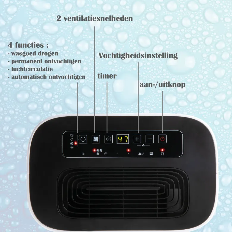 PRIMO PR580DH luchtontvochtiger - 20 liter