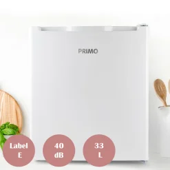Primo PR146DV 33 liter mini vriezer - White