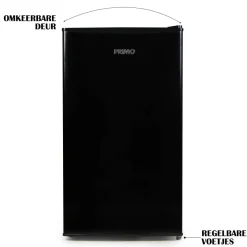 Primo PR143DV 60 liter tafelmodel vriezer - Black